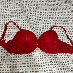Red bra